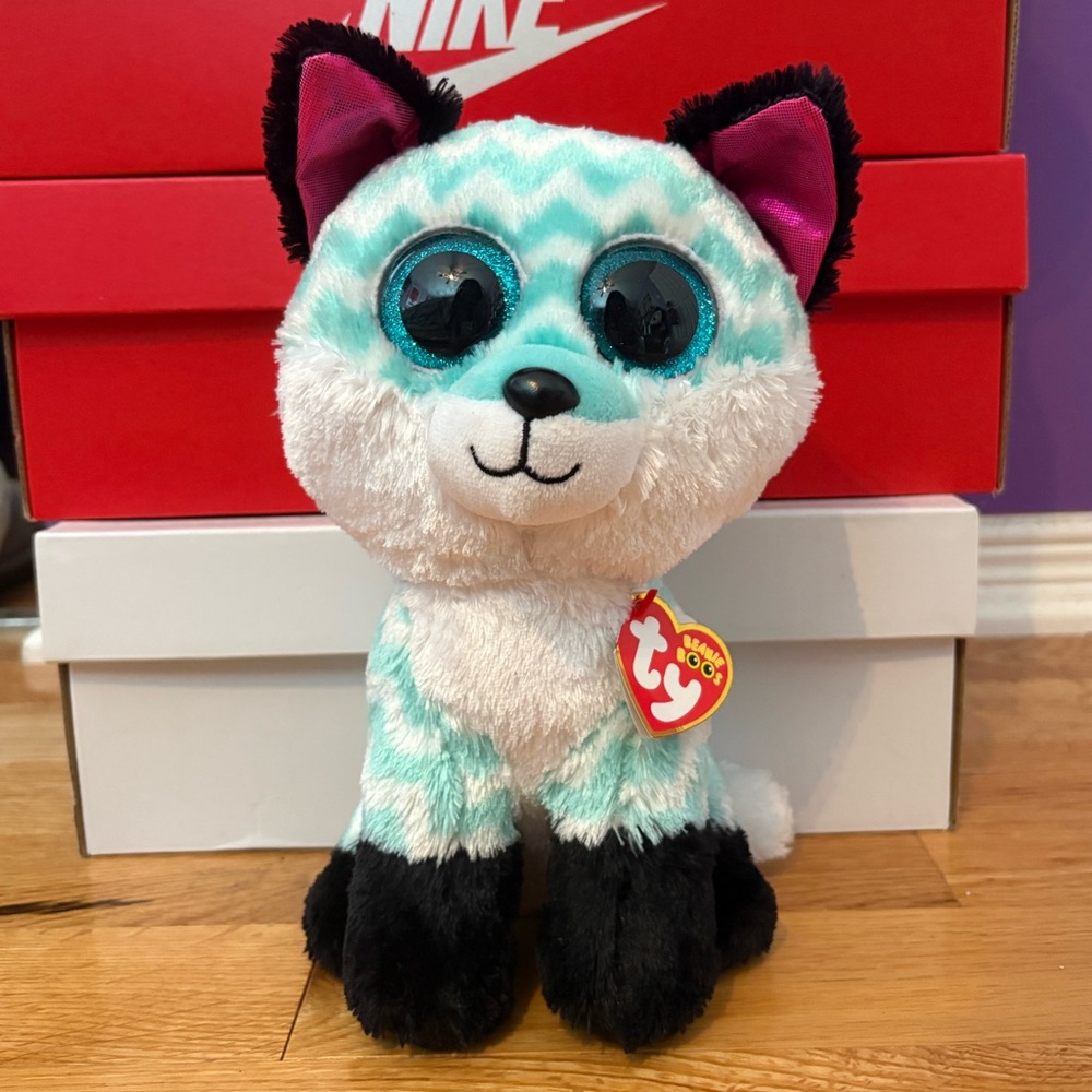 TY Claire’s Exclusive Beanie Boo “Piper” (Fox) NWT